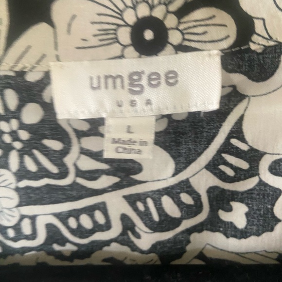 Black & Cream Floral Paisley Button-Up Dress - Picture 6 of 9